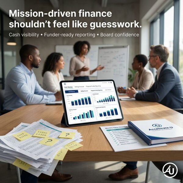 Team discussing finance with clear data visuals and documents.