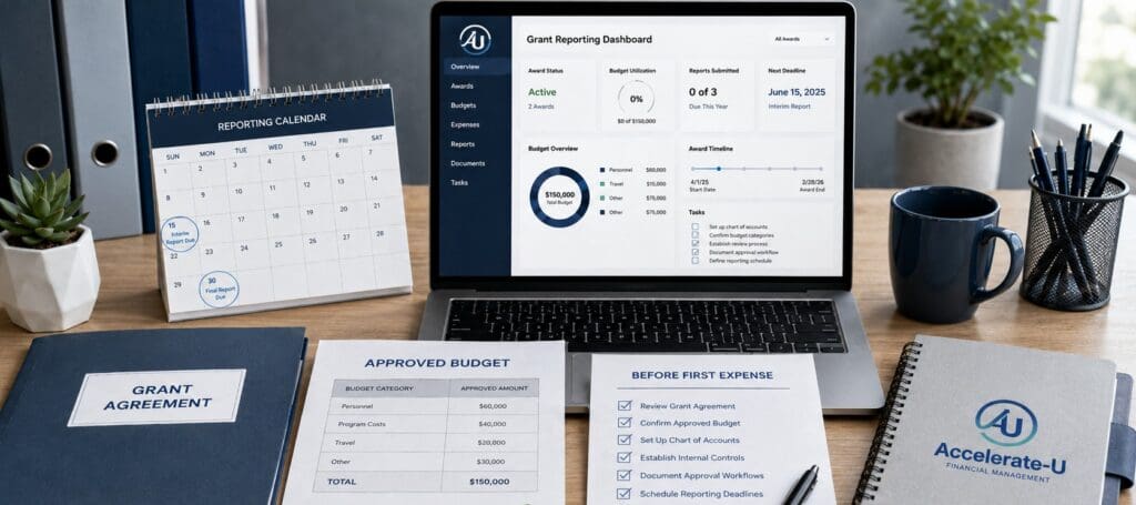 Organized for Grant reporting